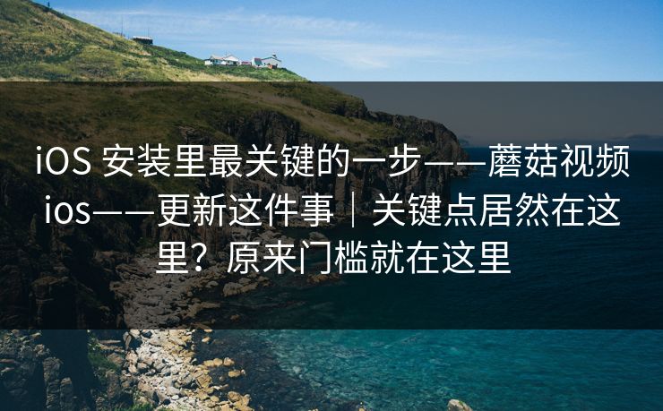 iOS 安装里最关键的一步——蘑菇视频ios——更新这件事｜关键点居然在这里？原来门槛就在这里
